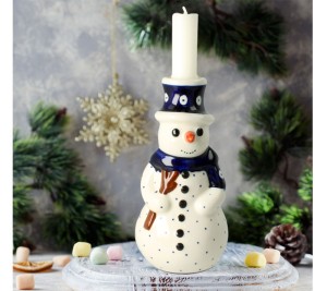 Świecznik Bałwan wys. 16,0 cm GU1409DEK42