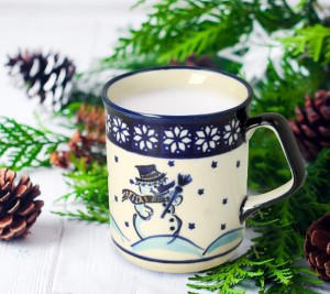 Kubek Ø 10,8 cm V 0,25 L Bolesławiec GU872DEK476A