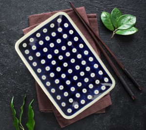 Talerz- Tacka do sushi 12,2x18,3 cm GU2021 DEK42