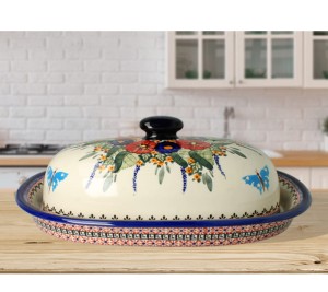 Chlebak dł. 39,5 cm GU941DEK149Art Ceramika Bolesławiec