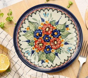 Plate ø 19,5 cm GU814DEK149Art Bolesławiec Pottery