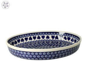 Półmisek do zapiekania 22,0 x 31,0 cm Bolesławiec GU350DEK467