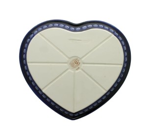 Talerz serce 27,4 X 25,0 CM Bolesławiec GU1254DEK1073A