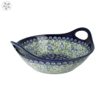 Bowl 24,5 x 22,3 cm GU1813DEK1073A Bolesławiec Pottery