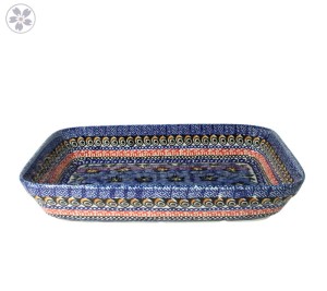 Półmisek do zapiekania 19,5 x 25,5 cm Bolesławiec GU370DEK148Art