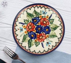 Talerz deserowy ø 16,0 cm Ceramika Bolesławiec GU818 DEK149Art