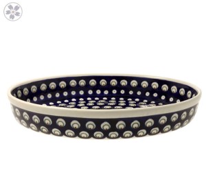 Dish ø 22,0 x 31,0 cm GU350DEK487 Bolesławiec Pottery