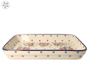 Półmisek prostokątny do zapiekania P104 MS02 Manufaktura w Bolesławcu