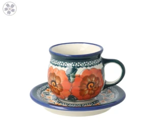 Zestaw do podwójnego espresso V 0,07 L Bolesławiec GU1121DEK124Art