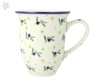 Kubek Latte V 0,45 L Ceramika Artystyczna Bolesławiec K826 dek2414X