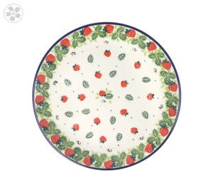 Plate ø 20 cm T086dek2709X Bolesławiec Pottery