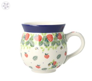 Mug V 0,2 L K005dek2709X Bolesławiec Pottery