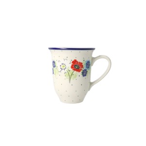 Kubek Ceramika Artystyczna Bolesławiec Latte V 0,45 L K826 dek2510X