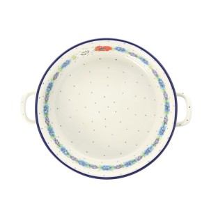 Rondel Ceramika Artystyczna Bolesławiec 23 cm C39 dek2510X