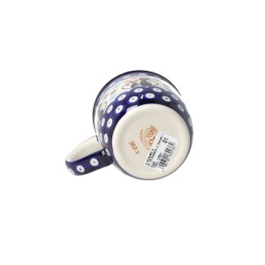 Kubek klasyczny Ceramika Bolesławiec h 9,7 cm V 0,35 L GU1105 DEK1378A