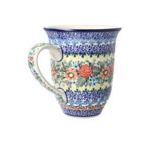 Kubek Ceramika Artystyczna Bolesławiec Latte V 0,45 L K826 dekU3357