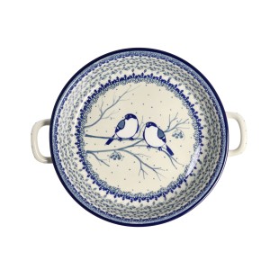 Rondel Ceramika Artystyczna Bolesławiec 23 cm C39 dekU4830