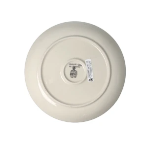 Talerz Ceramika Artystyczna Bolesławiec płaski obiadowy Ø 24 cm T266 dekU4830