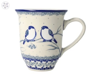Mug V 0,45 L K826dekU4830 Bolesławiec Pottery