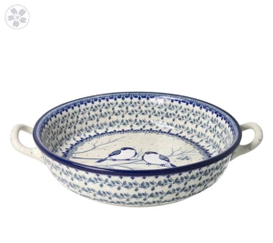 Rondel Ceramika Artystyczna Bolesławiec 23 cm C39 dekU4830