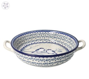 Rondel Ø 23 cm Ceramika Artystyczna Bolesławiec C39 dekU4830