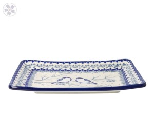 Tacka 21,5cm x 14,5cm Ceramika Artystyczna Bolesławiec sushi C21 dekU4830