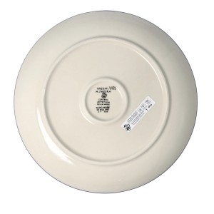 Talerz Ceramika Artystyczna Bolesławiec płaski obiadowy Ø 24 cm T266 dekU4475
