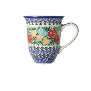 Kubek Ceramika Artystyczna Bolesławiec Latte V 0,45 L K826 dekU4475