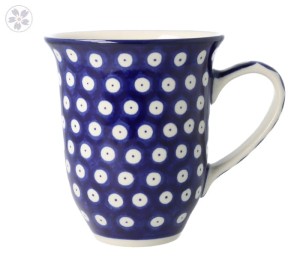 Kubek Latte V 0,45 L Ceramika Artystyczna Bolesławiec K826 dek70AX