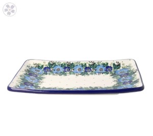 Tacka 21,5cm x 14,5cm Ceramika Artystyczna Bolesławiec sushi C21 dek2839X