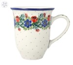 Kubek Latte V 0,45 L Ceramika Artystyczna Bolesławiec K826 dek1535X
