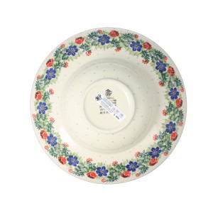 Talerz do makaronu Ceramika Artystyczna Bolesławiec D86 dek1535X