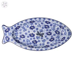 Półmisek ryba Ceramika Artystyczna Bolesławiec D74 dek2999X