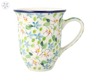 Kubek Ceramika Artystyczna Bolesławiec Latte V 0,45 L K826 dekU4902
