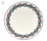 Talerz do pizzy Ø 33 cm Ceramika Artystyczna Bolesławiec D53 dek1535X