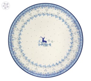 Talerz do pizzy Ceramika Artystyczna Bolesławiec D53 dek2858X
