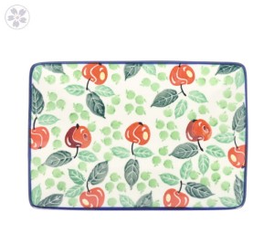 Tacka 21,5cm x 14,5cm Ceramika Artystyczna Bolesławiec sushi C21 dek3248X