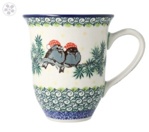 Kubek Latte V 0,45 L Ceramika Artystyczna Bolesławiec K826 dekU4998