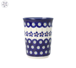 Kubek bez ucha Ceramika Bolesławiec wys. 10 cm GU1519DEK166A