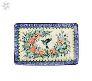 Tacka Ceramika Artystyczna Bolesławiec sushi 18x12 h2,5cm C27 dekU3357