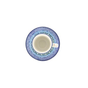 Filiżanka i spodek Ceramika Artystyczna Bolesławiec espresso V 0,06 L B10 dek3328X