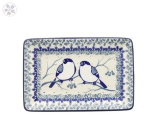 Tacka Ceramika Artystyczna Bolesławiec sushi 18x12 h2,5cm C27 dekU4830