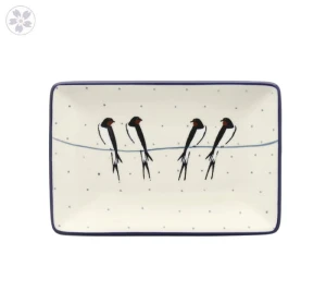 Tacka Ceramika Artystyczna Bolesławiec sushi 18x12 h2,5cm C27 dekU4831