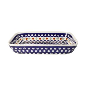Półmisek do zapiekania 19,5x25,5 cm Bolesławiec GU370DEK41