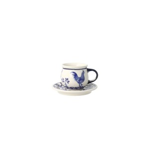Filiżanka i spodek do podwójnego espresso V 0,07 L Bolesławiec GU1121DEK1149