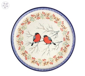 Tray 24,5 cm T400DEKU4908 Bolesławiec Pottery