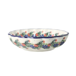 Miska falbanka Ø 19,5 cm Ceramika Artystyczna Bolesławiec M248 dek1535X