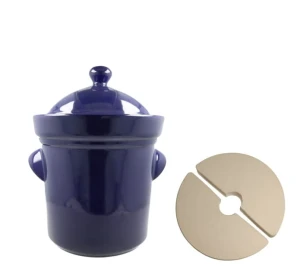 Garnek do kiszenia V 5 L + kamienie dociskowe GU1906DEK KOBALT
