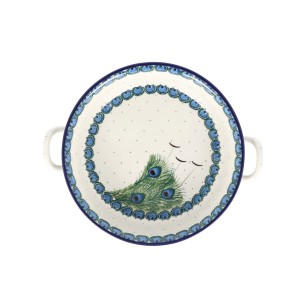 Rondel Ceramika Artystyczna Bolesławiec 23 cm C39 dek2127X