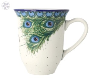 Kubek  Latte V 0,45 L Ceramika Artystyczna Bolesławiec  K826 dek2127X